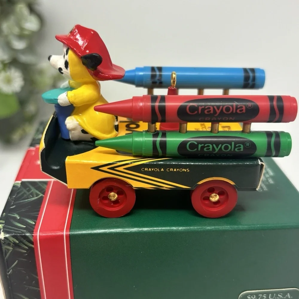 Hallmark Keepsake ornament 1992 Crayola Crayon Bright Blazing Colors Dalmatian 4